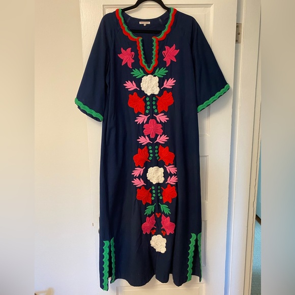 Frances Valentine Joy Caftan - size 12 - Picture 3 of 6